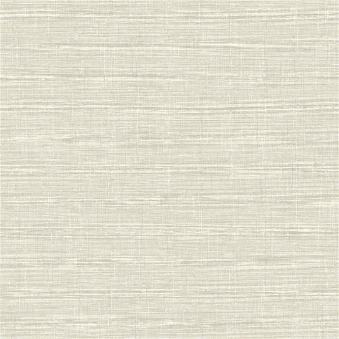 Seabrook Designs Linen Weave Beige &amp; Off-White Wallpaper