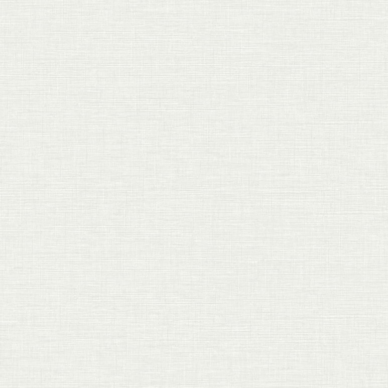 Seabrook Designs Linen Weave Metallic Pearl &amp; Off-White Wallpaper