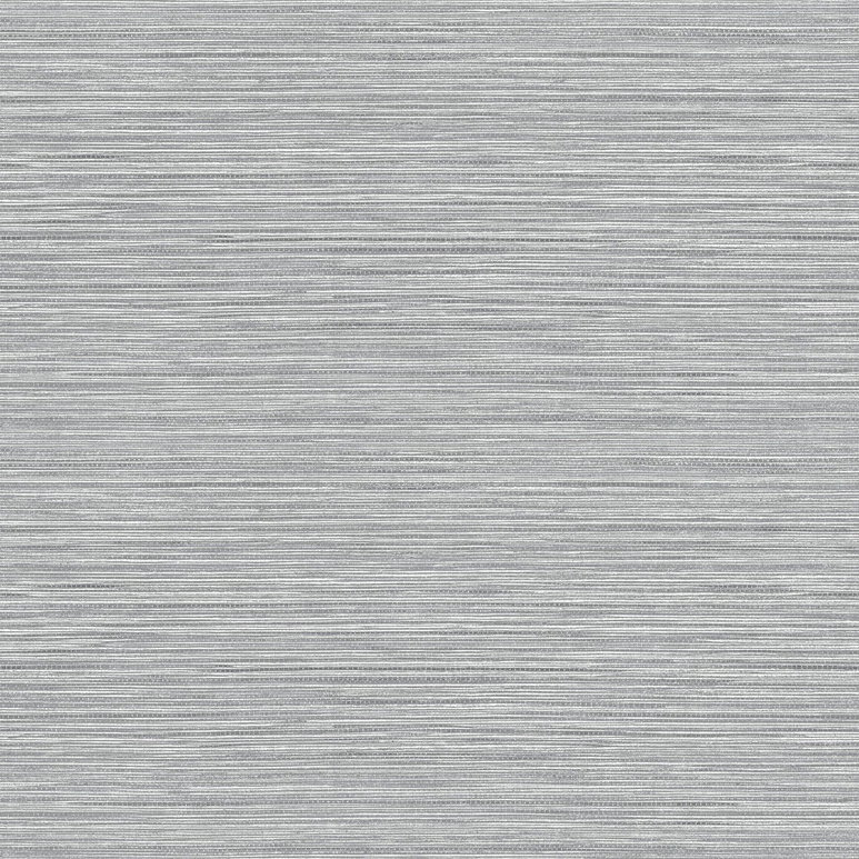 Seabrook Designs Vinyl Grasscloth Cove Gray Wallpaper