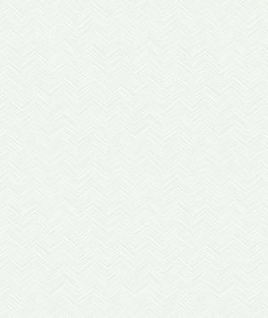 Seabrook Designs Mini Herringbone Metallic Silver & Off-White Wallpaper