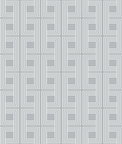 Seabrook Designs Interlocking Squares Cork Metallic Silver Wallpaper