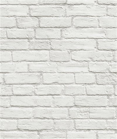 NextWall Peel & Stick Vintage White Brick Wallpaper