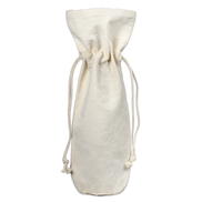 Natural Canvas Wine Bags - 5 Pack