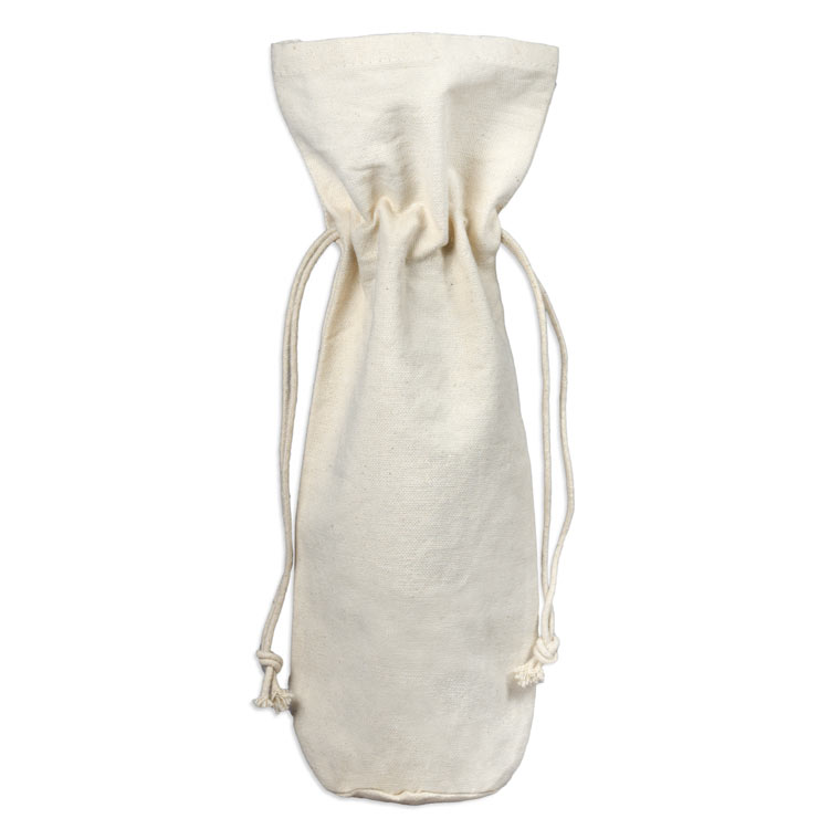 Natural Canvas Wine Bags - 5 Pack