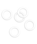 5/8" White Urea Rings - 50 Pack