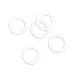 5/8" White Urea Rings - 50 Pack