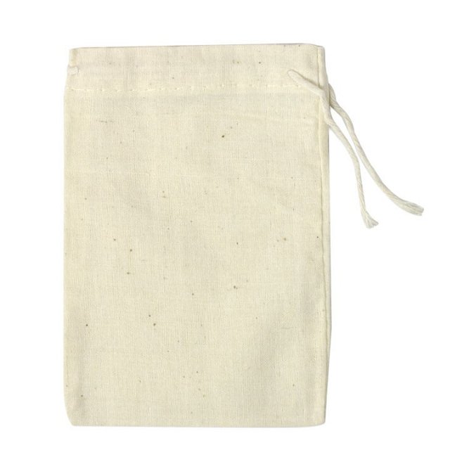 3&quot; x 5&quot; Cotton Drawstring Bags - 100 Pack