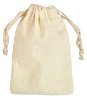 4" x 6" Cotton Drawstring Bags - 12 Pack