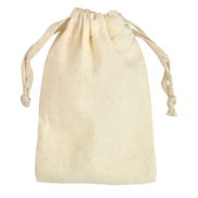 3" x 5" Cotton Drawstring Bags - 12 Pack