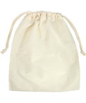 8" x 10" Cotton Drawstring Bags - 12 Pack