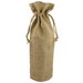 Natural Jute Wine Bags With Drawstrings - 5 Pack