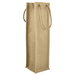 Natural Jute Wine Bags With Rope Handles - 5 Pack