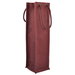Burgundy Jute Wine Bags With Rope Handles - 5 Pack