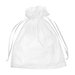 12" x 14" White Organza Favor Bags - 10 Pack