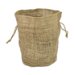11&quot; x 9&quot; x 6&quot; Natural Jute Round Bottom Bags - 10 Pack thumbnail image 2 of 2