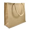 15.5" x 13.75" x 6" Jute Shopping Tote Bag - Image 1