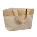 11.5" x 7.5" x 4.5" Natural Jute Blend Tote Bag