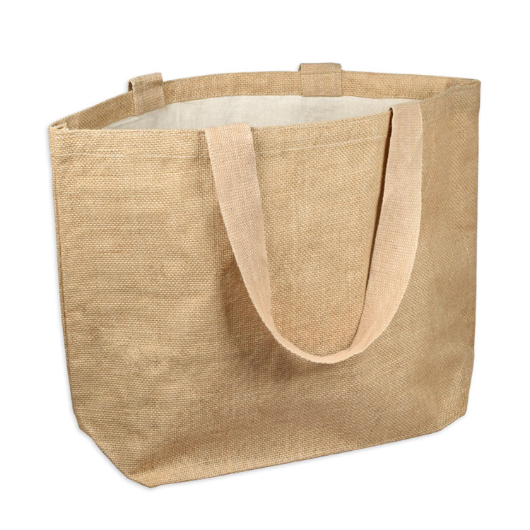 20" x 14" x 6" Jute Beach Bag
