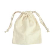 5" x 6" Cotton Drawstring Bags - 12 Pack