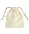 5" x 6" Cotton Drawstring Bags - 12 Pack