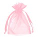 6" x 10" Pink Organza Favor Bags - 10 Pack