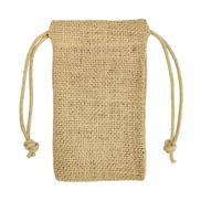 3" x 5" Natural Jute Favor Bags - 12 Pack