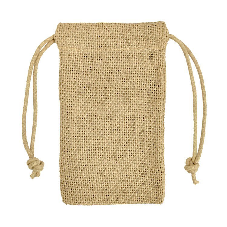3" x 5" Natural Jute Favor Bags - 12 Pack