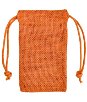 3" x 5" Orange Jute Favor Bags - 12 Pack
