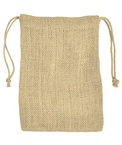5" x 7" Natural Jute Favor Bags - 12 Pack