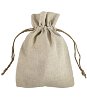 5" x 7" Natural Linen Favor Bags - 12 Pack