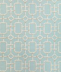 Kravet Bambu Fret Delft Fabric