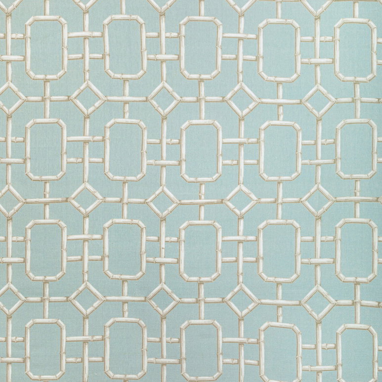 Kravet Bambu Fret Delft Fabric