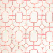 Kravet Bambu Fret Coral Fabric