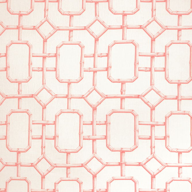 Kravet Bambu Fret Coral Fabric
