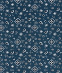 Premier Prints Bandana Italian Denim Canvas Fabric