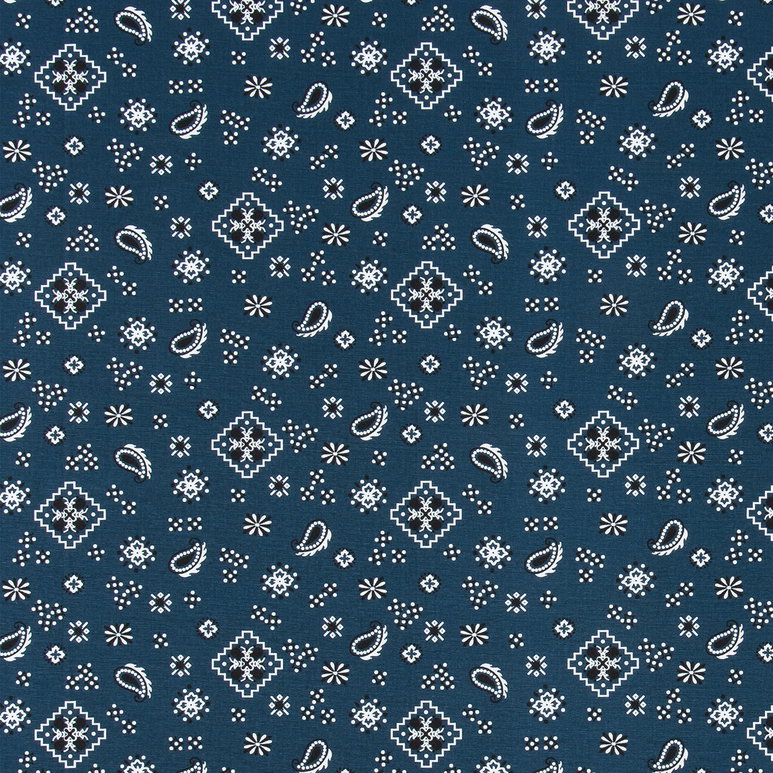 Premier Prints Bandana Italian Denim Canvas Fabric