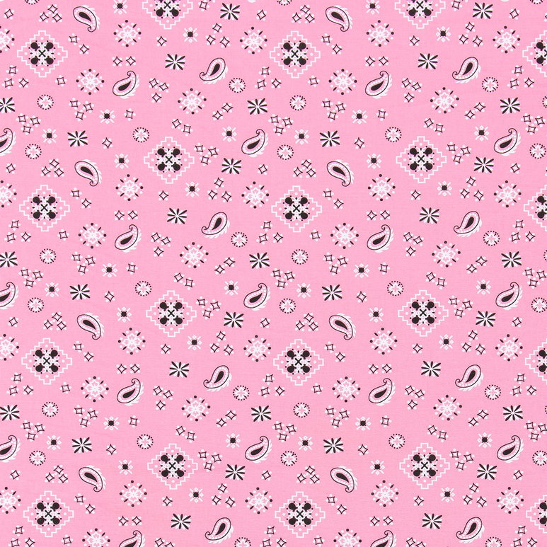 Premier Prints Bandana Prism Pink Canvas Fabric