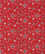 Premier Prints Bandana Red Black Canvas