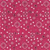 Fuchsia Bandana Print Fabric - Image 1