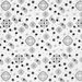White Bandana Print Fabric