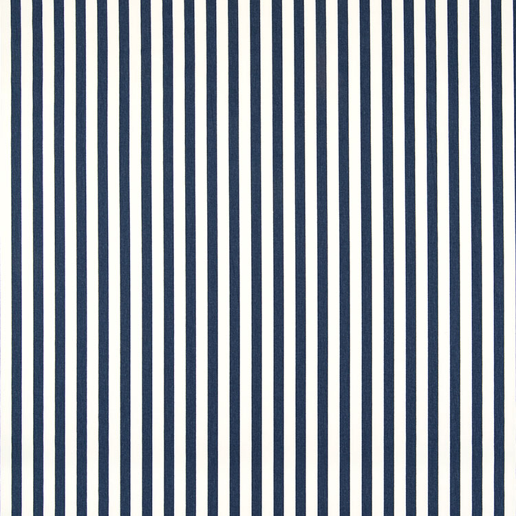 Premier Prints Basic Stripe Premier Navy Canvas Fabric