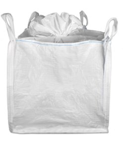 35" x 35" x 30" Bulk Bag (FIBC) - Duffel Top & Spout Bottom