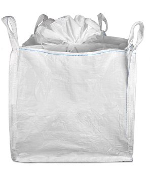 35 inch x 35 inch x 30 inch Bulk Bag (FIBC) - Duffel Top & Spout Bottom