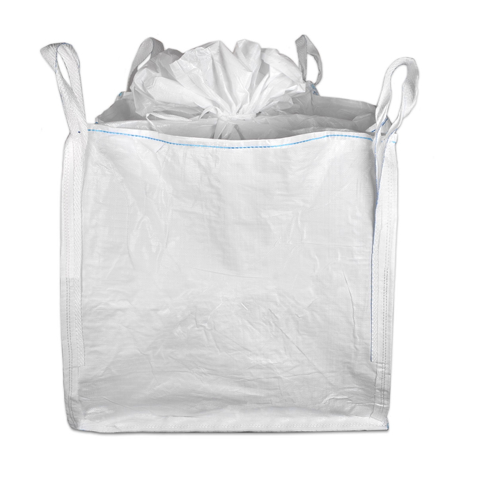 35" x 35" x 30" Bulk Bag (FIBC) - Duffel Top &amp; Spout Bottom image 1 of 2