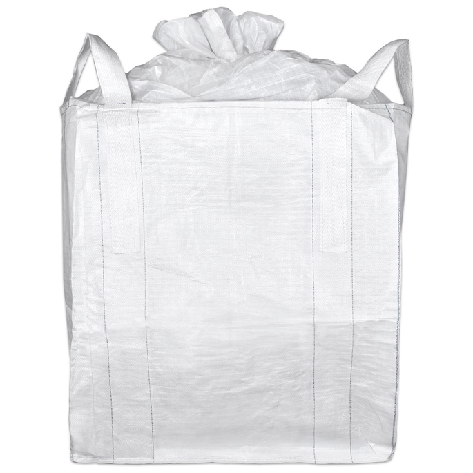 35" x 35" x 40" Bulk Bag (FIBC) - Circular Duffle Top &amp; Spout Bottom image 1 of 2
