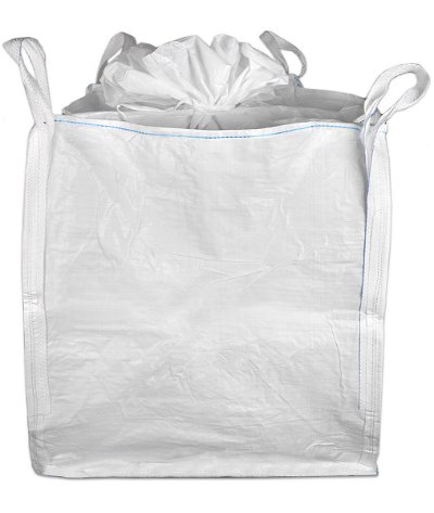35 inch x 35 inch x 40 inch Bulk Bag (FIBC) - Duffel Top & Spout Bottom