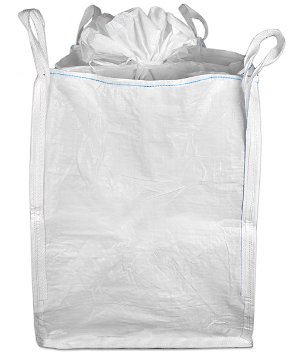 35 inch x 35 inch x 50 inch Bulk Bag (FIBC) - Duffel Top & Spout Bottom