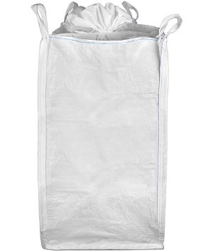 35 inch x 35 inch x 70 inch Bulk Bag (FIBC) - Duffel Top & Spout Bottom