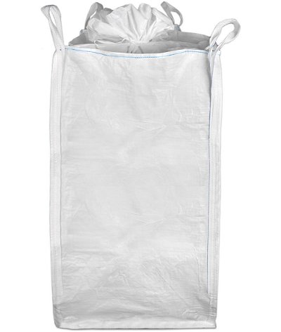 35 inch x 35 inch x 70 inch Bulk Bag (FIBC) - Duffel Top & Spout Bottom