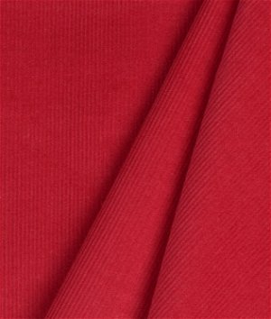 Flame Red 21 Wale Corduroy Fabric